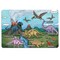 merka Fun and Educational Table Mat, Reusable Silicone Mat for Kids, Explore the World of Dinosaurs with T-Rex, Triceratops & more